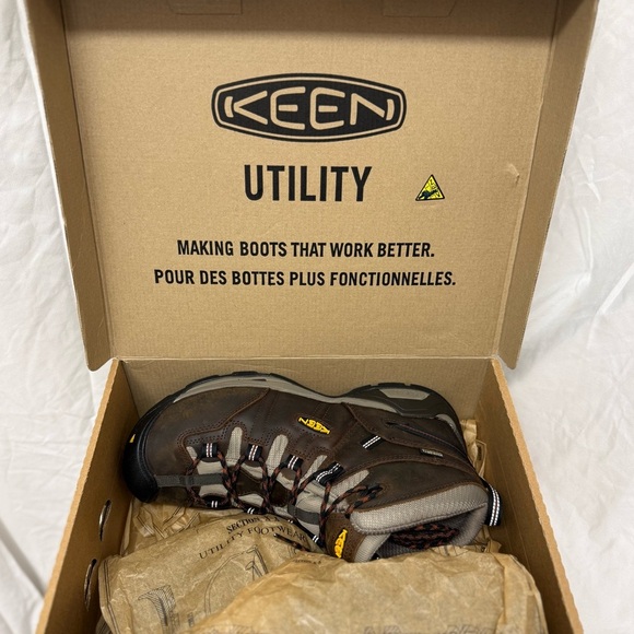 NEW KEEN Men's Detroit XT Waterproof Boot (Steel Toe) sz.12 - Picture 9 of 10